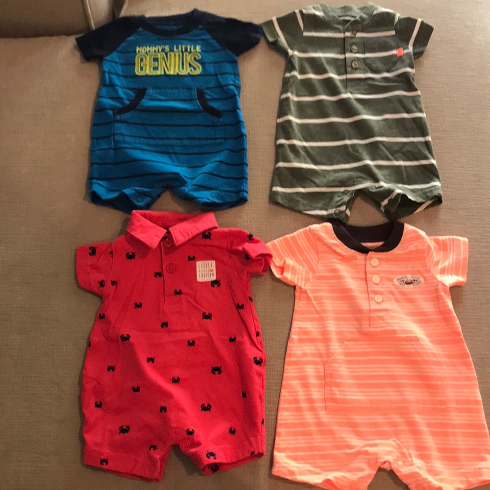 Baby Boy  5 Summer Rompers